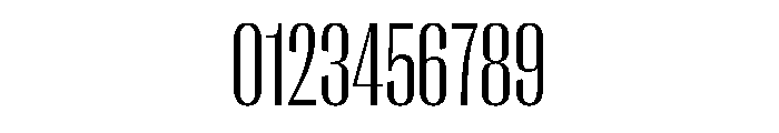 Right Gothic Tight Variable 2 Font OTHER CHARS