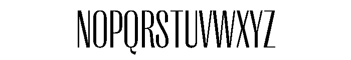 Right Gothic Tight Variable 2 Font UPPERCASE