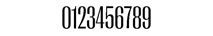 Right Gothic Tight Variable 3 Font OTHER CHARS