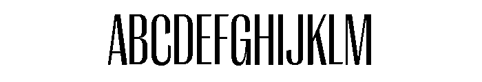 Right Gothic Tight Variable 3 Font UPPERCASE
