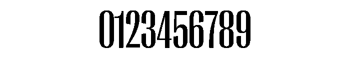 Right Gothic Tight Variable 4 Font OTHER CHARS