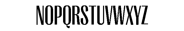 Right Gothic Tight Variable 4 Font UPPERCASE