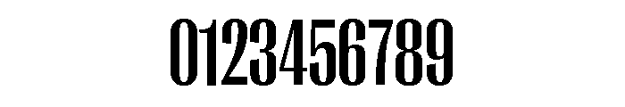 Right Gothic Tight Variable 5 Font OTHER CHARS