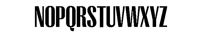 Right Gothic Tight Variable 6 Font UPPERCASE