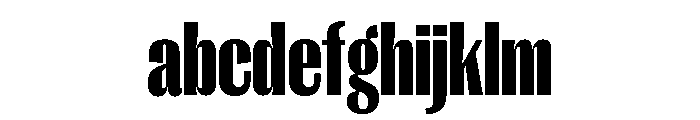 Right Gothic Tight Variable 7 FONT
