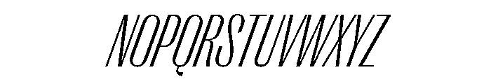 Right Gothic Tight Variable 8 Font UPPERCASE