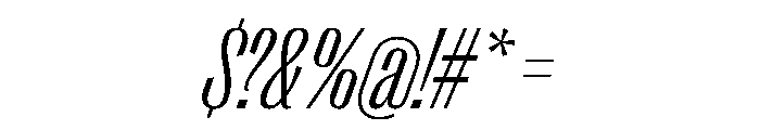 Right Gothic Tight Variable 9 Font OTHER CHARS