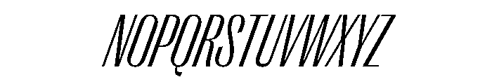Right Gothic Tight Variable 9 Font UPPERCASE