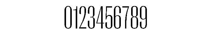 Right Gothic Tight Variable Font OTHER CHARS