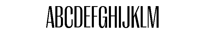 Right Gothic Variable 10 Font UPPERCASE