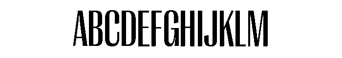 Right Gothic Variable 11 Font UPPERCASE