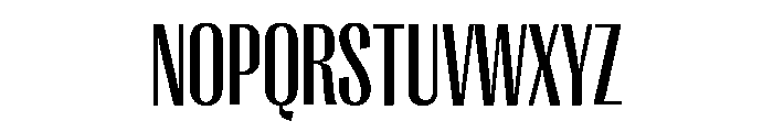 Right Gothic Variable 11 Font UPPERCASE