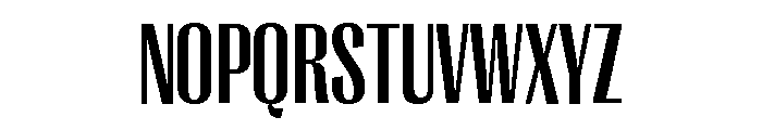 Right Gothic Variable 12 Font UPPERCASE