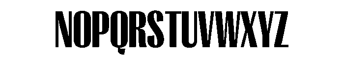 Right Gothic Variable 14 Font UPPERCASE