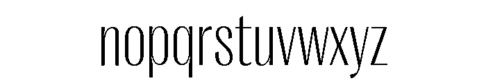 Right Gothic Variable 15 Font LOWERCASE