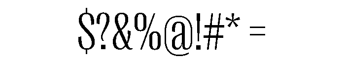 Right Gothic Variable 16 Font OTHER CHARS