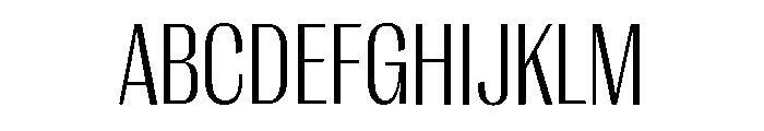 Right Gothic Variable 16 Font UPPERCASE