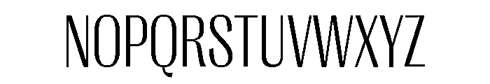 Right Gothic Variable 16 Font UPPERCASE