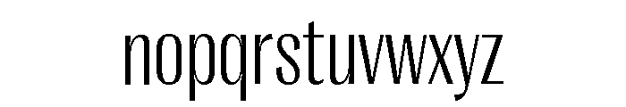 Right Gothic Variable 16 Font LOWERCASE