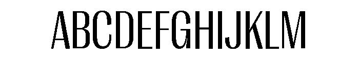 Right Gothic Variable 17 Font UPPERCASE