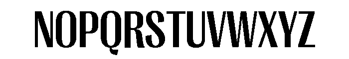 Right Gothic Variable 19 Font UPPERCASE