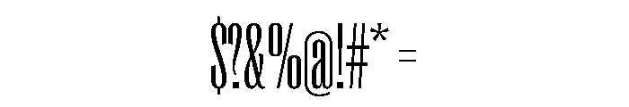 Right Gothic Variable 2 Font OTHER CHARS