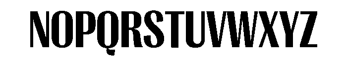 Right Gothic Variable 20 Font UPPERCASE