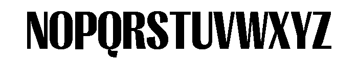 Right Gothic Variable 21 Font UPPERCASE