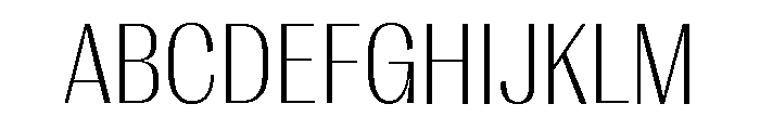 Right Gothic Variable 22 Font UPPERCASE