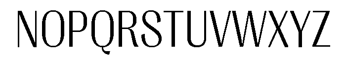 Right Gothic Variable 23 Font UPPERCASE