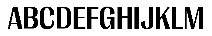 Right Gothic Variable 26 Font UPPERCASE