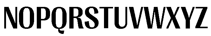 Right Gothic Variable 26 Font UPPERCASE