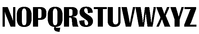 Right Gothic Variable 28 Font UPPERCASE