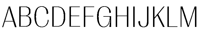 Right Gothic Variable 29 Font UPPERCASE
