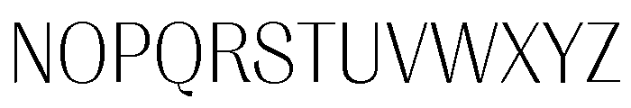Right Gothic Variable 29 Font UPPERCASE