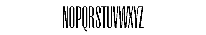 Right Gothic Variable 2 Font UPPERCASE