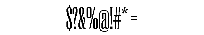 Right Gothic Variable 3 Font OTHER CHARS