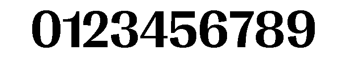 Right Gothic Variable 33 Font OTHER CHARS