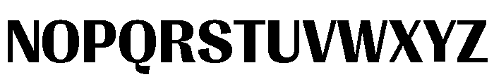 Right Gothic Variable 34 Font UPPERCASE