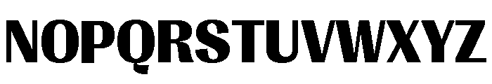 Right Gothic Variable 35 Font UPPERCASE