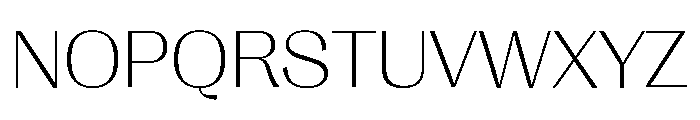 Right Gothic Variable 36 Font UPPERCASE