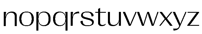 Right Gothic Variable 37 Font LOWERCASE