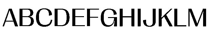 Right Gothic Variable 38 Font UPPERCASE