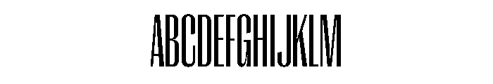 Right Gothic Variable 3 Font UPPERCASE