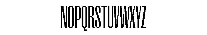 Right Gothic Variable 3 Font UPPERCASE