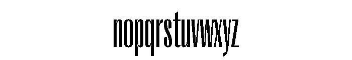 Right Gothic Variable 3 Font LOWERCASE
