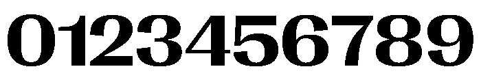 Right Gothic Variable 40 Font OTHER CHARS