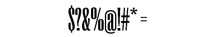 Right Gothic Variable 4 Font OTHER CHARS