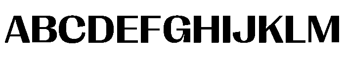 Right Gothic Variable 40 Font UPPERCASE