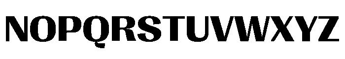 Right Gothic Variable 41 Font UPPERCASE